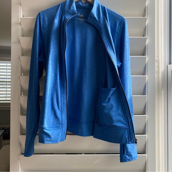 LulaRoe Rise Collection Blue Jacket X- Large - Picture 3 of 4